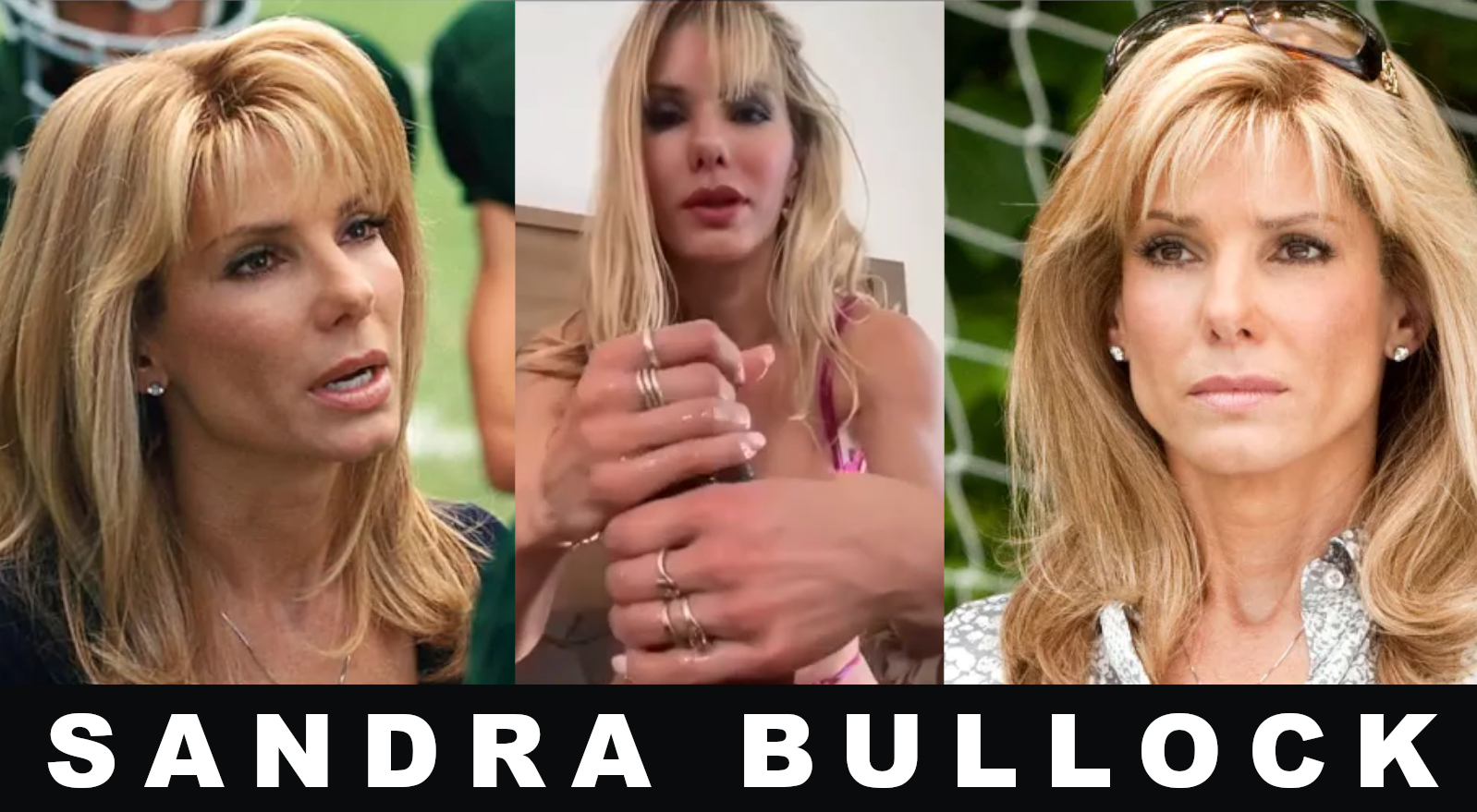 Blonde MILF Sandra Bullock Takes BBC