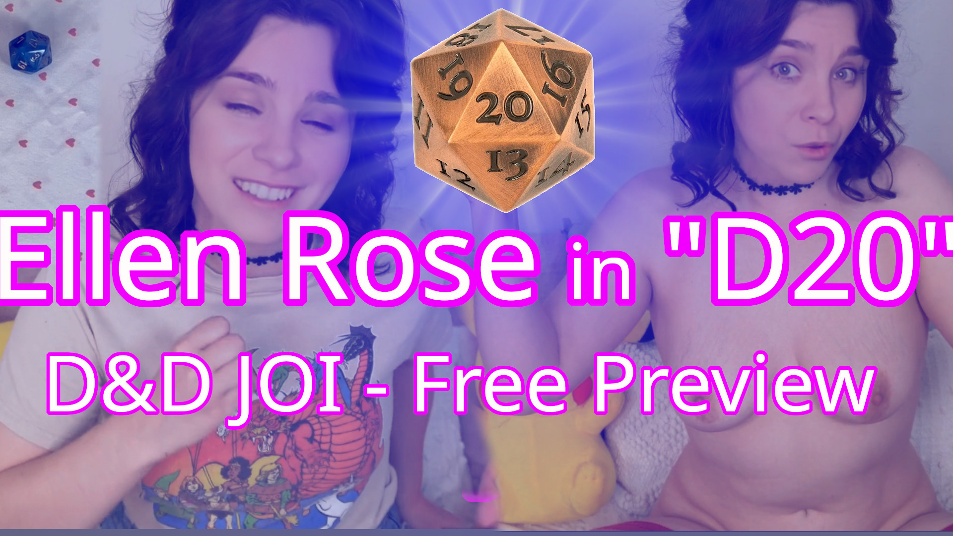 Ellen Rose - "D20" - A Dungeons and Dragons JOI - FREE PREVIEW