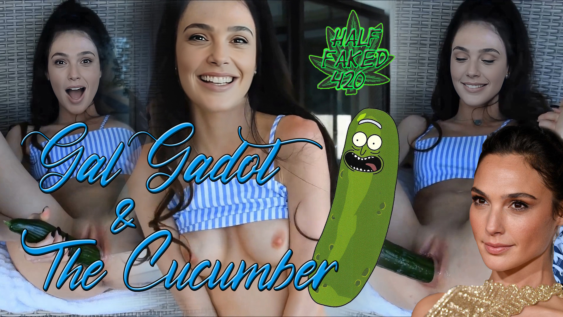 Gal Gadot & The Cucumber | 1080p | LOOKALIKE