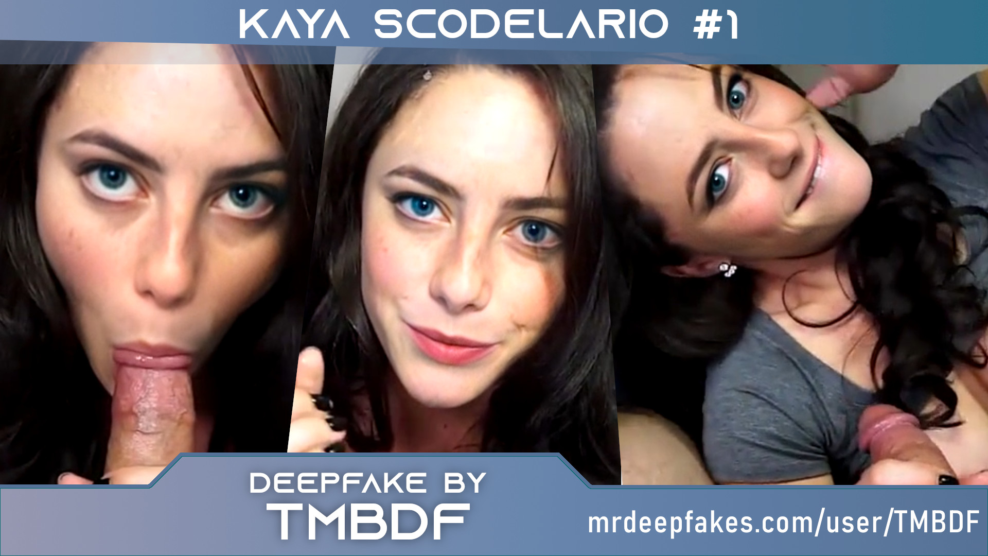 Kaya Scodelario's lookalike sucks your cock #1