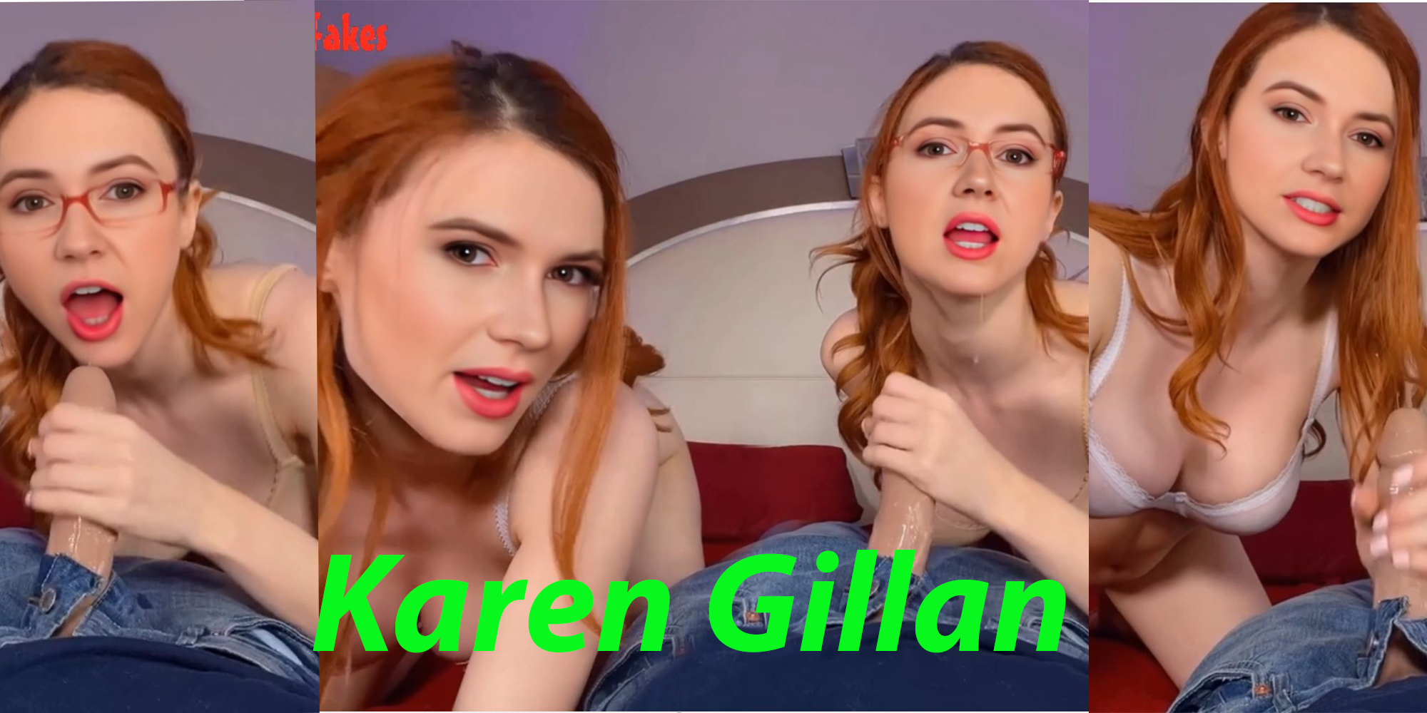 Karen Gillan double have fun with your cock