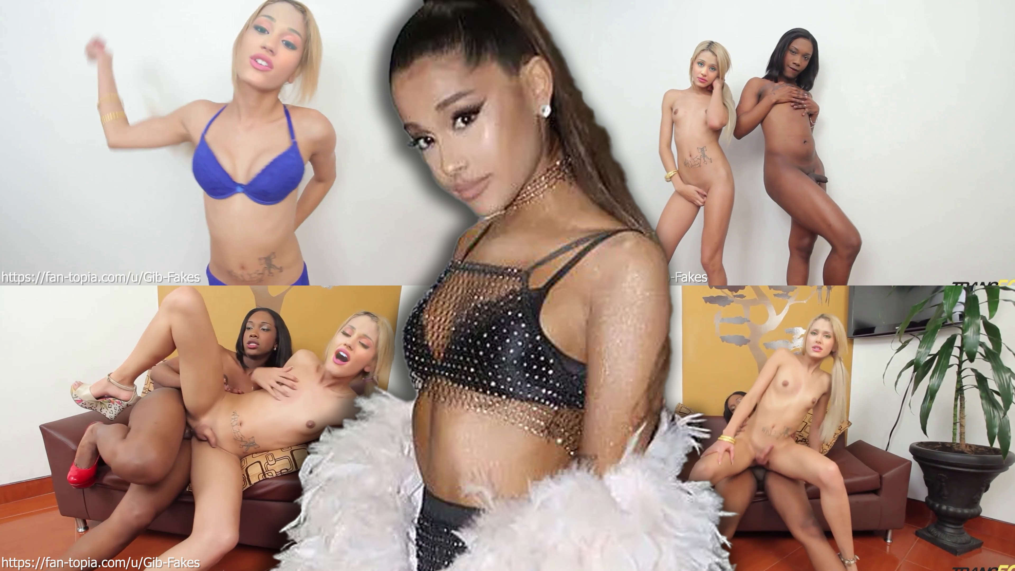 Ariana Grande Interracial Trans Action