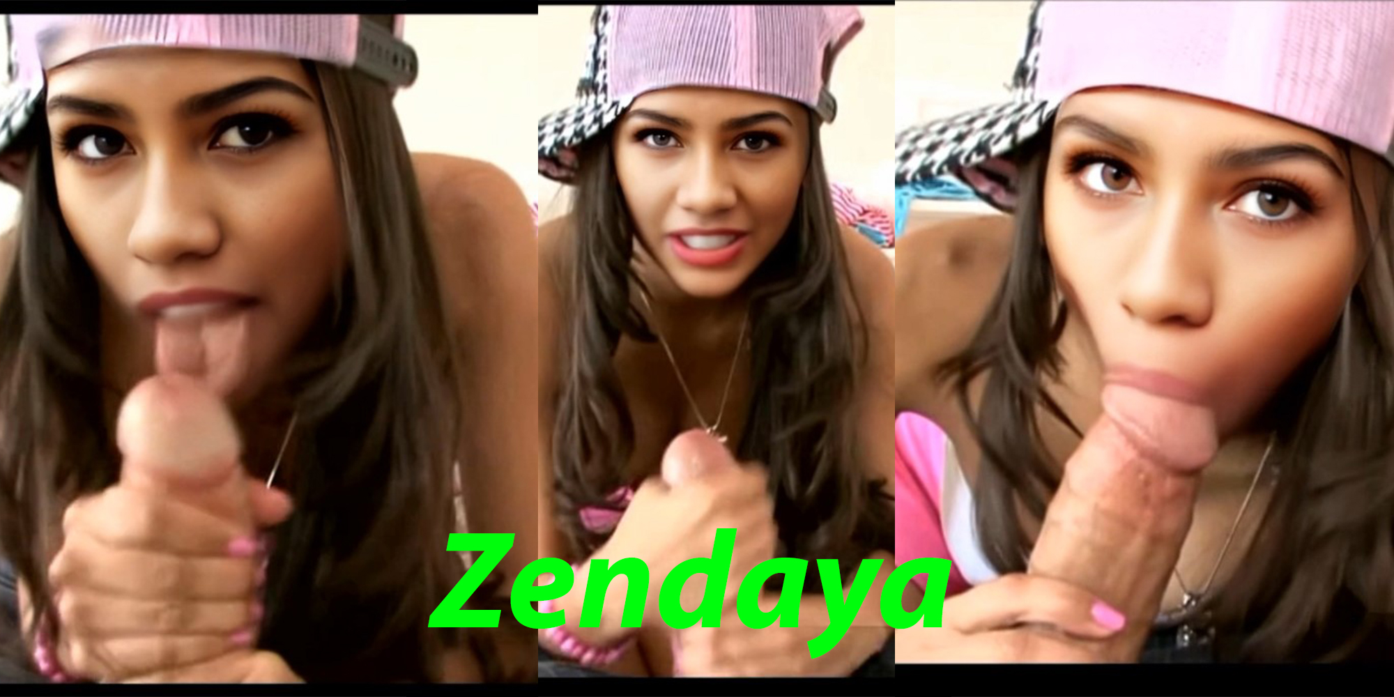 Zendaya Little brat blowjob