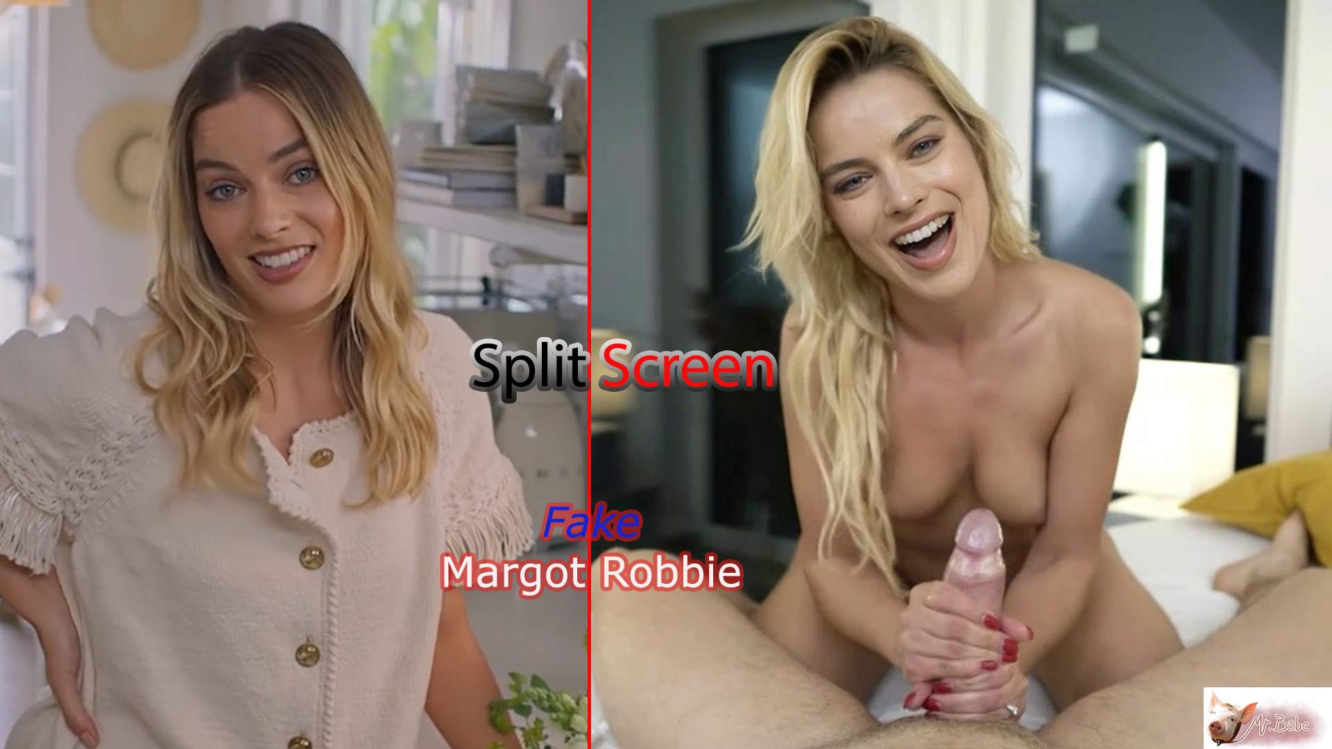 Fake Margot Robbie - (trailer) - 1 - Split Screen / Free Download