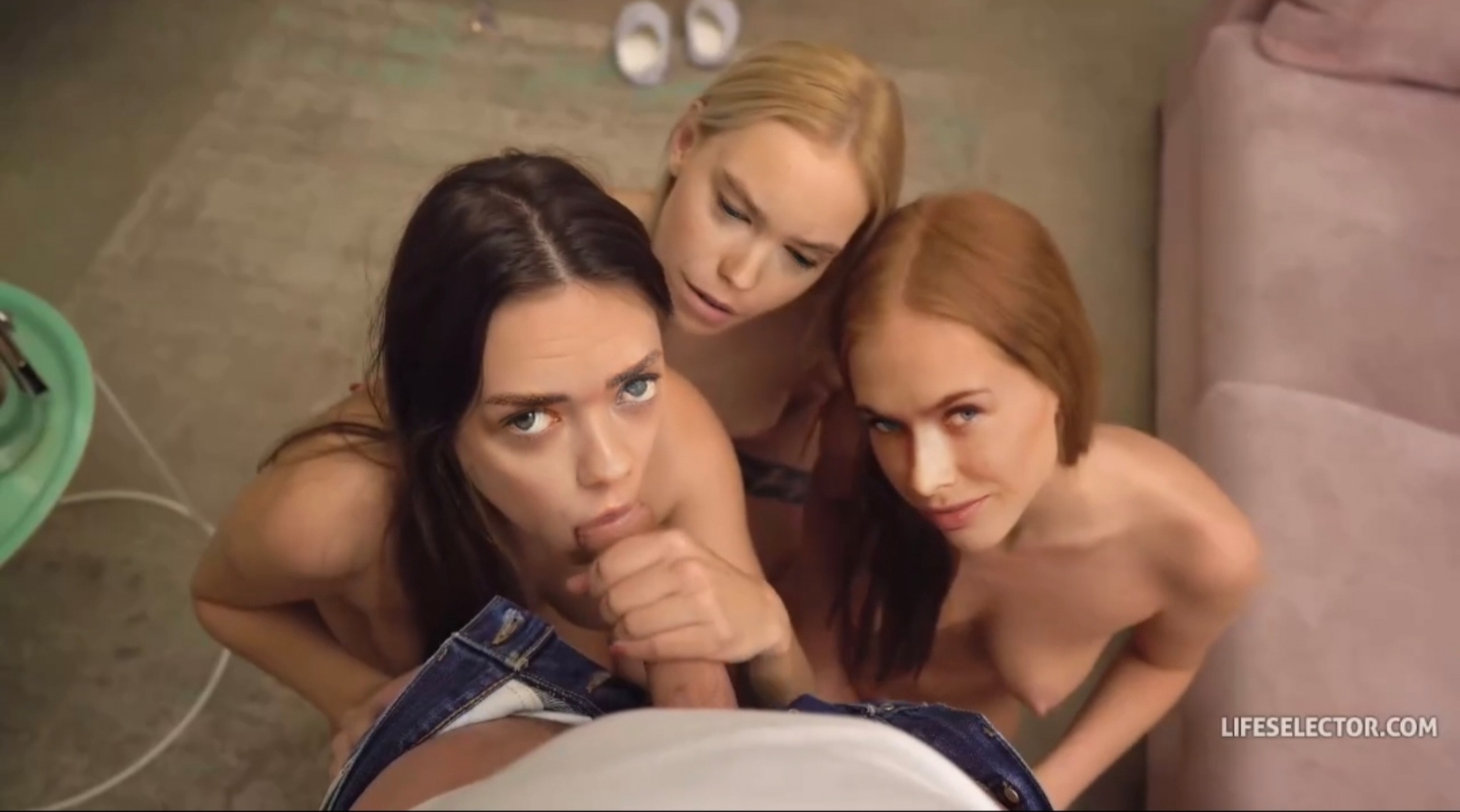 Game of Thrones - Triple Blowjob - Maisie Williams, Milly Alcock & Lena Headey