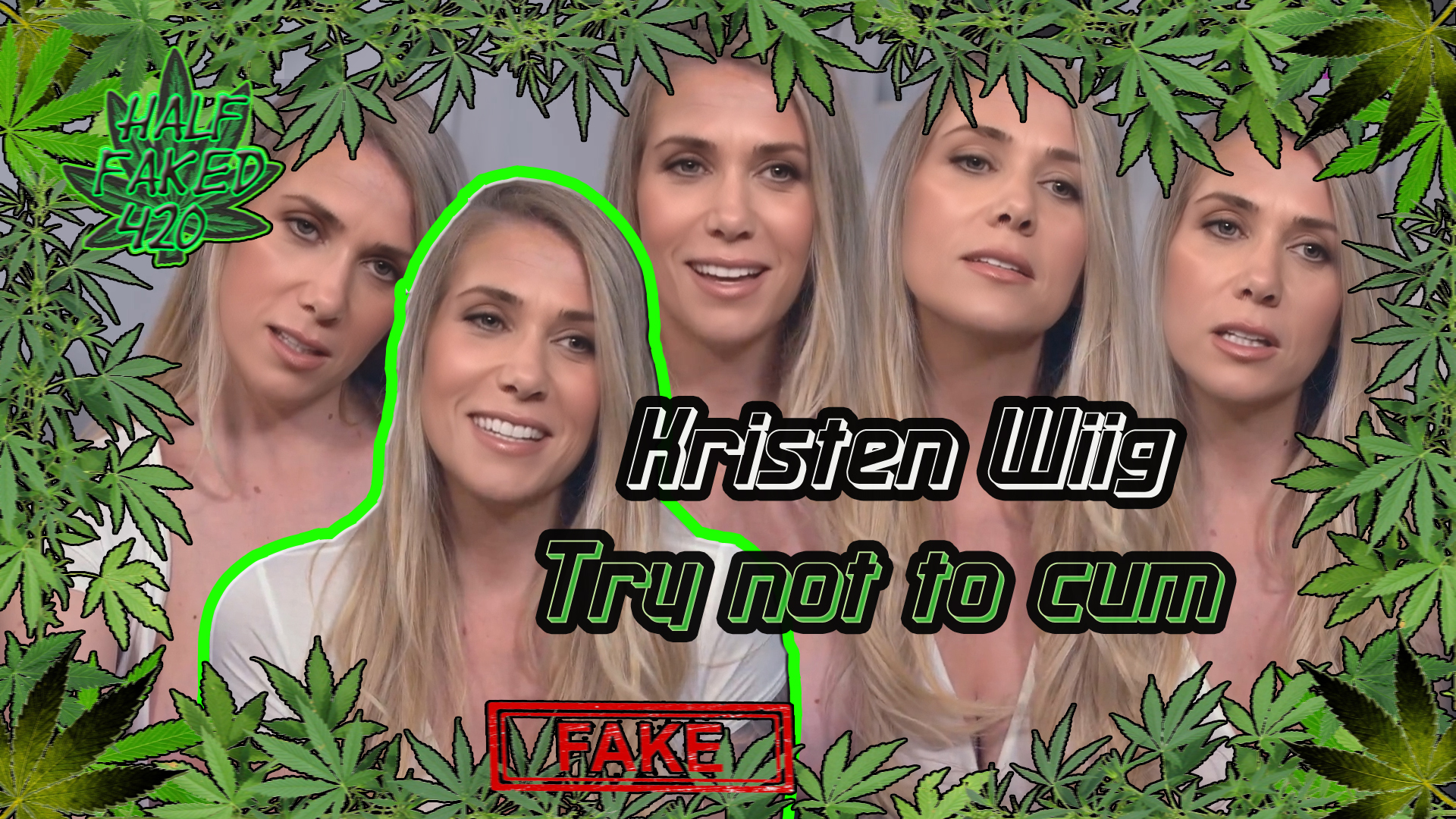 Kristen Wiig - Try not to cum | 100 TOKENS | FAKE