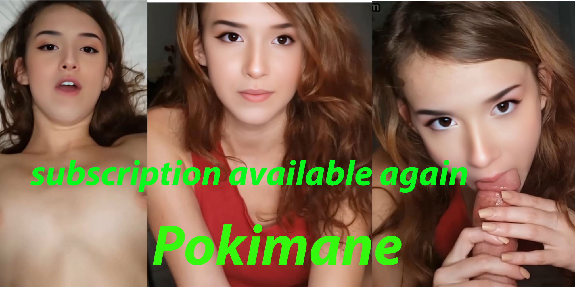 Pokimane sleeps with you